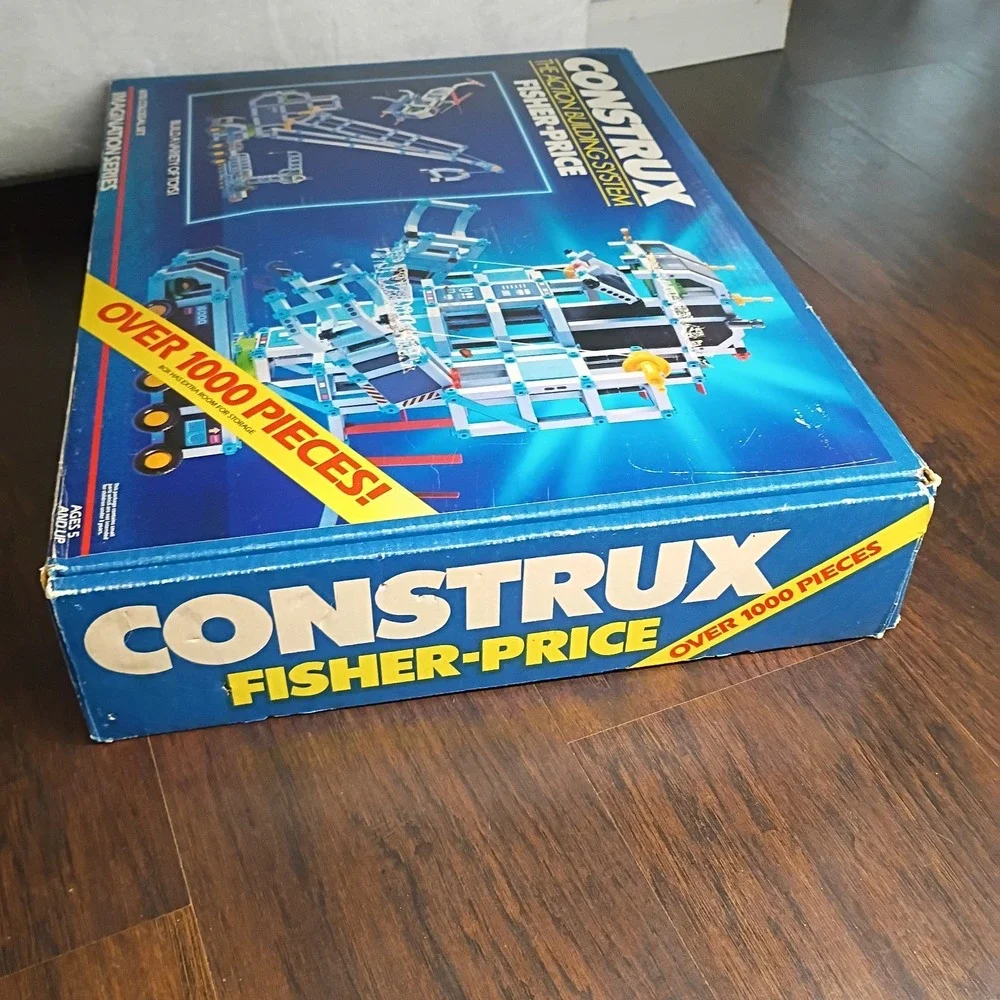 Fisher Price Construx 6110 Colossal 1000 Piece Set Imagination Nearly Complete